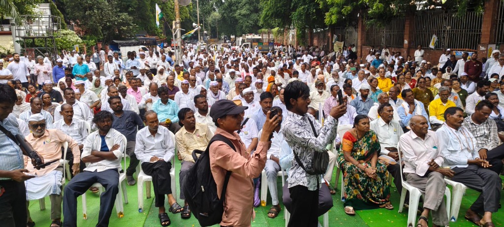Adivasi Sena Party protest